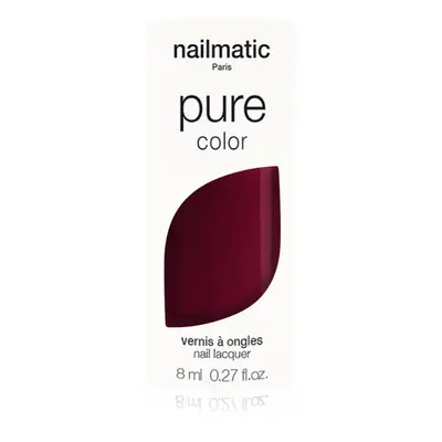 Nailmatic Pure Color körömlakk GRACE-Rouge Noir /Black Red 8 ml