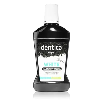 Tołpa Dentica Black White fehérítő szájvíz aktív szénnel 500 ml