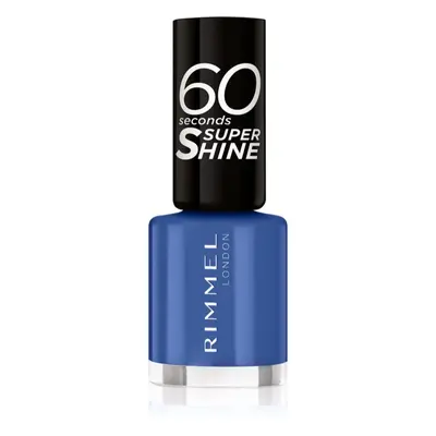 Rimmel 60 Seconds Super Shine körömlakk árnyalat 828 Danny Boy Blue! 8 ml