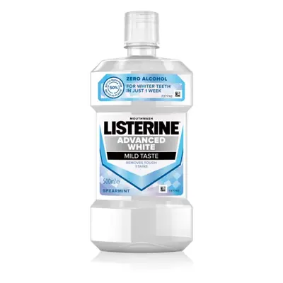 Listerine Advanced White Mild Taste fogfehérítő szájvíz 500 ml