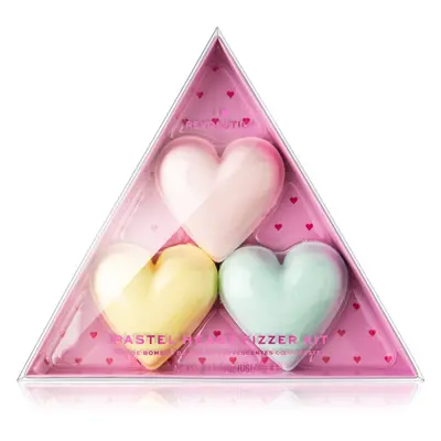 I Heart Revolution Fizzer Kit Pastel Heart szett (fürdőbe) hölgyeknek