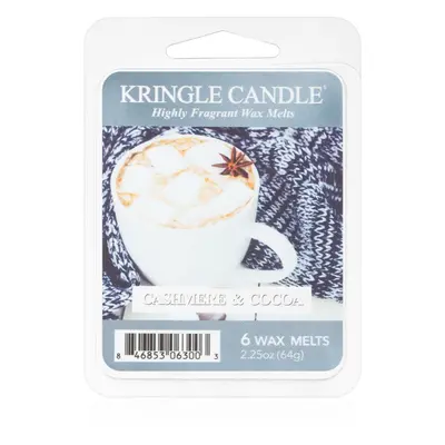 Kringle Candle Cashmere & Cocoa illatos viasz aromalámpába 64 g