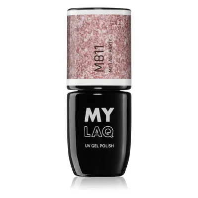 MYLAQ UV Gel Polish géles körömlakk árnyalat My Last Party 5 ml