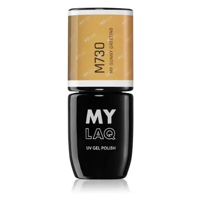 MYLAQ UV Gel Polish géles körömlakk árnyalat My Sunny Greeting 5 ml