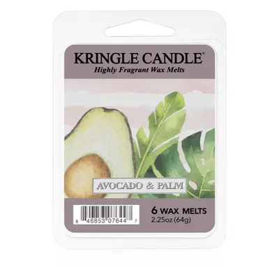 Kringle Candle Avocado & Palm illatos viasz aromalámpába 64 g