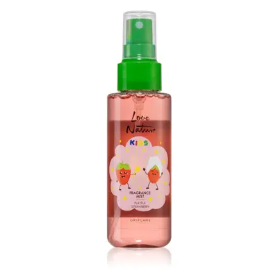 Oriflame Love Nature Kids Playful Strawberry frissítő test spray eper illattal gyermekeknek 100 