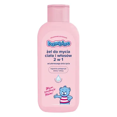 Bambino Baby Body & Hair Sampon és lemosó 2 az 1-ben gyermekeknek születéstől kezdődően 400 ml