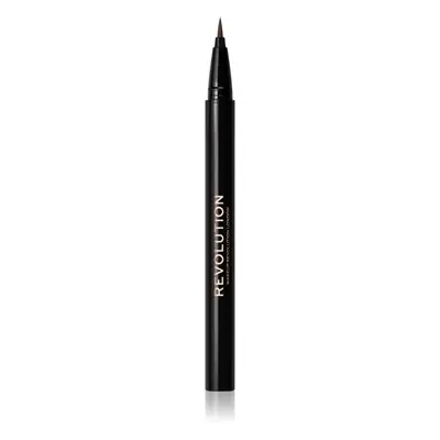 Makeup Revolution Hair Stroke Brow Pen szemöldök fixáló árnyalat Dark Brown 0,5 ml