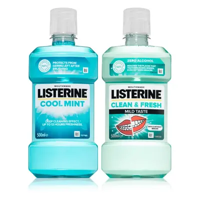 Listerine Duopack szájvíz (takarékos kiszerelés)