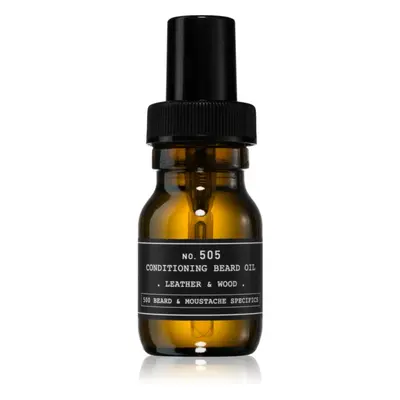 Depot No. 505 Conditioning Beard Oil szakáll olaj Leather & Wood 30 ml