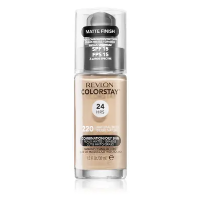 Revlon Cosmetics ColorStay™ tartós matt alapozó kombinált és zsíros bőrre árnyalat 220 Natural B