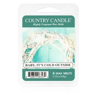 Country Candle Baby It's Cold Outside illatos viasz aromalámpába 64 g