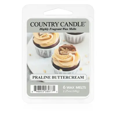 Country Candle Praline Buttercream illatos viasz aromalámpába 64 g