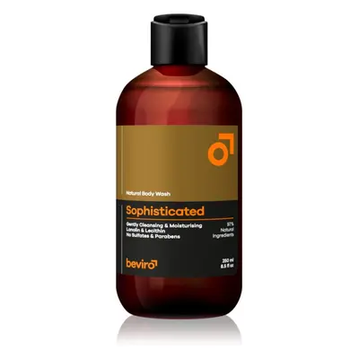 Beviro Natural Body Wash Sophisticated fürdőgél férfiaknak 250 ml