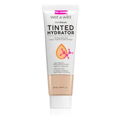 Wet n Wild Bare Focus Tinted Hydrator tonizáló fluid amely egységesíti a bőr tónusait árnyalat F