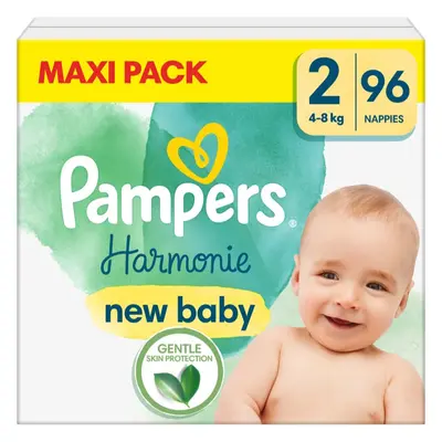 Pampers Harmonie Size 2 eldobható pelenkák 4-8 kg 96 db