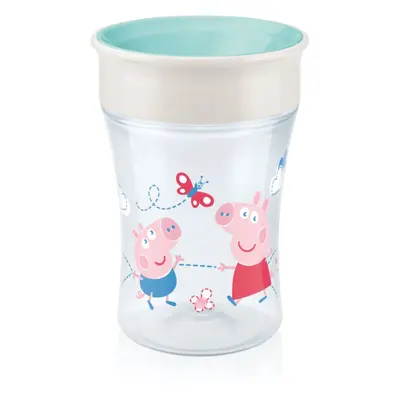 NUK Magic Cup Peppa Pig bögre kupakkal 8m+ 230 ml