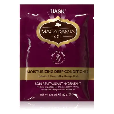 HASK Macadamia Oil hidratáló kondicionáló száraz, sérült, vegyileg kezelt hajra 50 ml