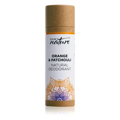 Your Nature Natural Deodorant izzadásgátló deo stift Orange & Patchouli 70 g