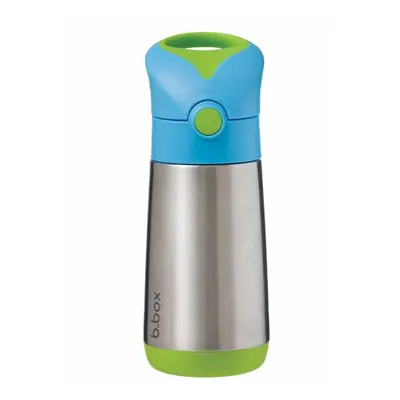 B.Box Thermos termosz szívószállal Blue 350 ml