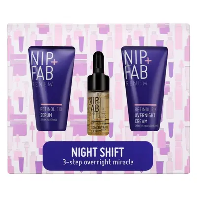 NIP+FAB Retinol Fix Night Shift arcápoló szett retinollal