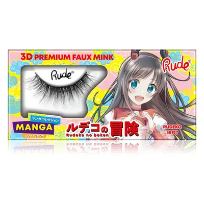 Rude Cosmetics Manga Collection 3D Premium Faux Mink műszempillák típus Rudeko 2 db