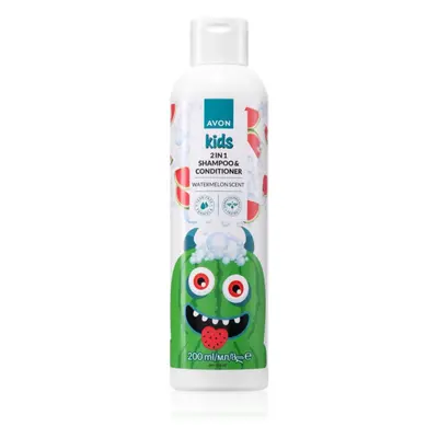 Avon Kids Watermelon sampon és kondicionáló 2 in1 200 ml