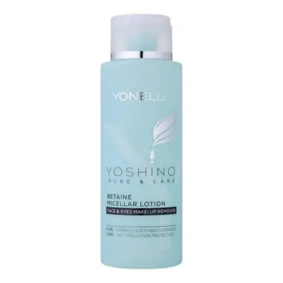 Yonelle Yoshino Pure&Care micellás víz betainnal a bőr intenzív hidratálásához 400 ml