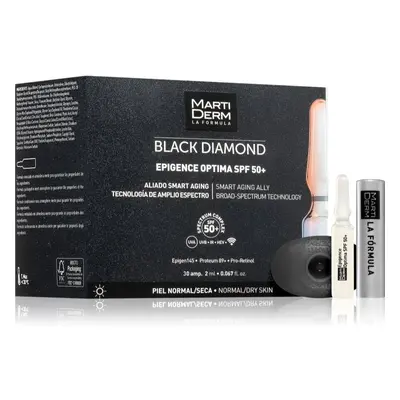 MartiDerm Black Diamond Epigence Optima SPF 50+ védő szérum ampullákban SPF 50+ 30x2 ml