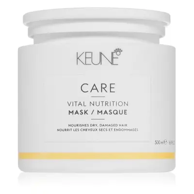 Keune Care Vital Nutrition tápláló és hidratáló hajmaszk regeneráló hatással 500 ml