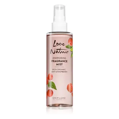 Oriflame Love Nature Organic Mint & Raspberry frissítő test spray málna illatú 200 ml