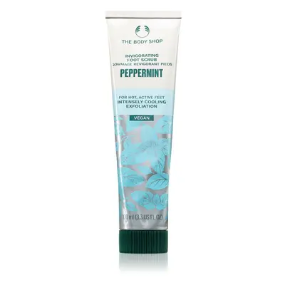 The Body Shop Peppermint Foot Scrub peeling borsmentával 100 ml