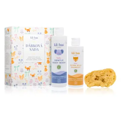 kii-baa® organic Bath Gift Set ajándékszett (gyermekeknek születéstől kezdődően)