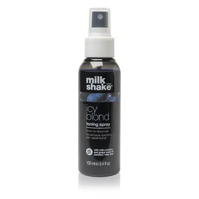 Milk Shake Icy Blond Toning Spray spray semlegesíti a sárgás tónusokat 100 ml