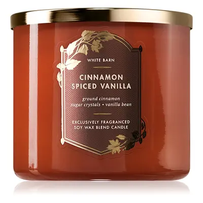 Bath & Body Works Cinnamon Spiced Vanilla illatgyertya 411 g