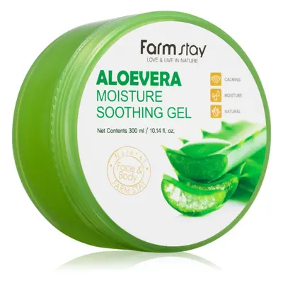 Farmstay Aloe nyugtató hidratáló gél arcra, testre és hajra 300 ml