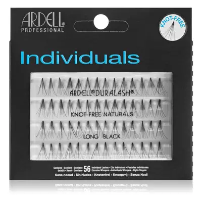 Ardell Individuals Csomómentes elválasztott szempillák Long Black 56 db