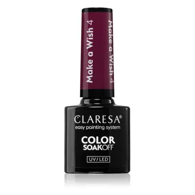 Claresa SoakOff UV/LED Color Make a Wish géles körömlakk árnyalat 4 5 g