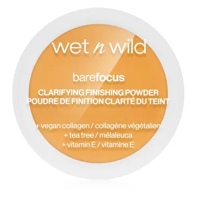 Wet n Wild Bare Focus Clarifying Finishing Powder mattító púder árnyalat Medium/Tan 6 g