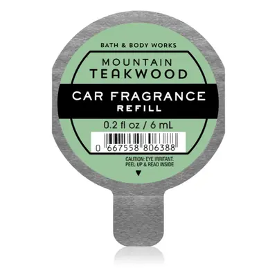 Bath & Body Works Mountain Teakwood illat autóba utántöltő 6 ml