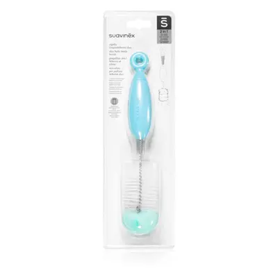 Suavinex Duo Baby Bottle Brush tisztítókefe Turquoise 1 db