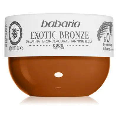 Babaria Tanning Jelly Exotic Bronze test gél az intenzív barnulásért 300 ml