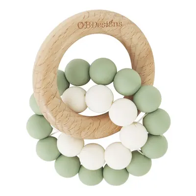 O.B Designs Teether Toy rágóka Mint 3m+ 1 db