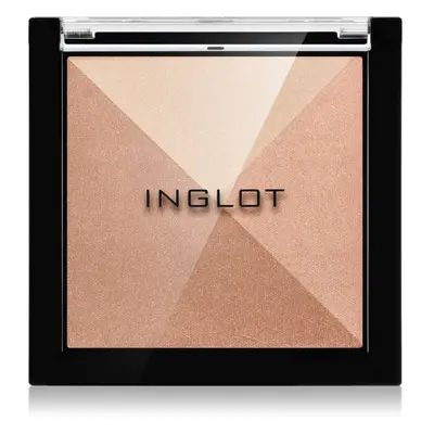 Inglot Multicolour System Highlighting & Bronzing Powder élénkítő és bronzosító paletta árnyalat