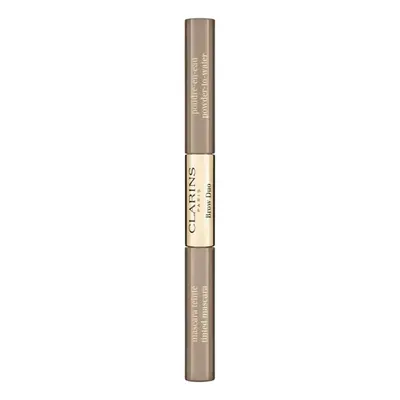 Clarins Brow Duo szemöldökformázó szett a formáért és a fixálásért árnyalat 01 - Tawny Blond 2,8