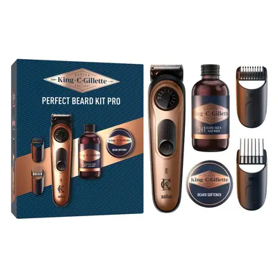 Gillette King C. Perfect Beard Kit Pro ajándékszett (uraknak)