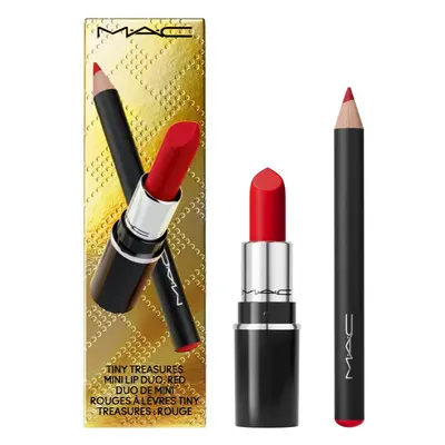 MAC Cosmetics Holiday Tiny Treasures Mini Lip Duo ajándékszett az ajkakra árnyalat Red