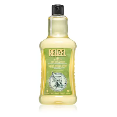 Reuzel Tea Tree 3 az 1 sampon, kondicionáló és tusfürdő uraknak 1000 ml