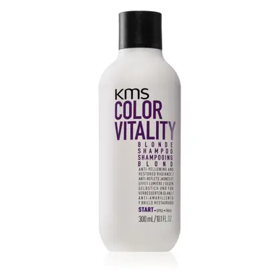 KMS Color Vitality Blonde Shampoo tápláló sampon a szőke és melírozott hajra 300 ml