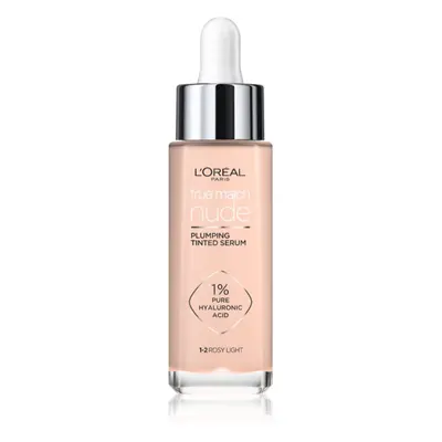 L’Oréal Paris True Match Nude Plumping Tinted Serum szérum egységesíti a bőrszín tónusait árnyal